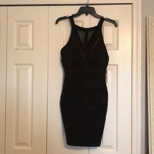 Honey and Rosie: Black bodycon dress